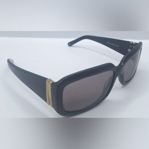 Liz Claiborne L518/S Black Rectangular Sunglasses Frames Only